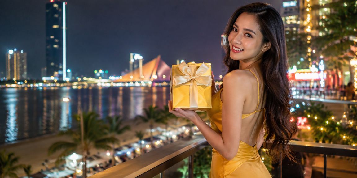 Người dùng tại Đà Nẵng xem kèo cá cược thể thao trực tuyến trên điện thoại bên bờ biển